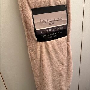 Faux Fur Throw